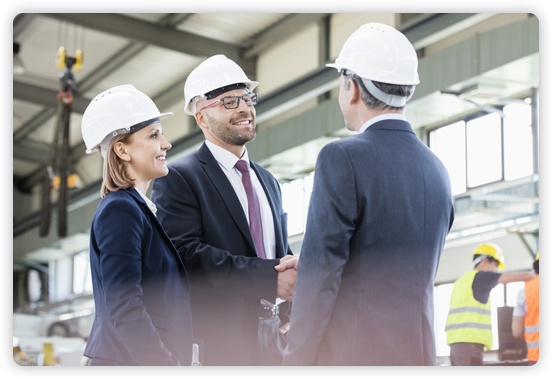 Safety Workers Handshake