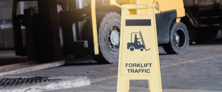 forklift traffic sign